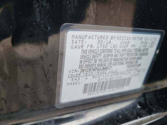 Used 2018 Nissan Versa SV w/ SV Special Edition Package FWD image 29