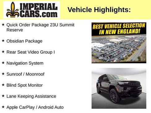 Used 2025 Jeep Grand Cherokee L Summit AWD/4WD image 3
