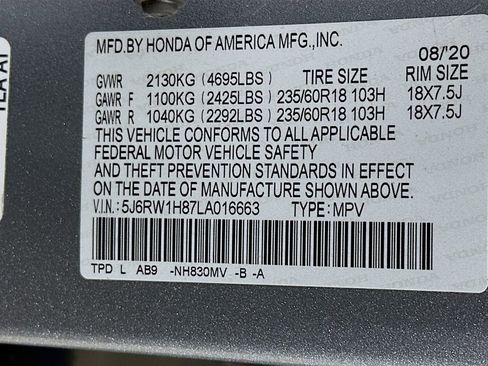Used 2020 Honda CR-V EX-L image 39
