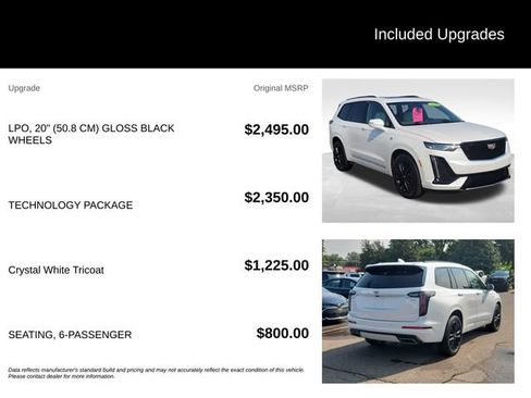 Used 2024 Cadillac XT6 Sport w/ Technology Package AWD/4WD image 8