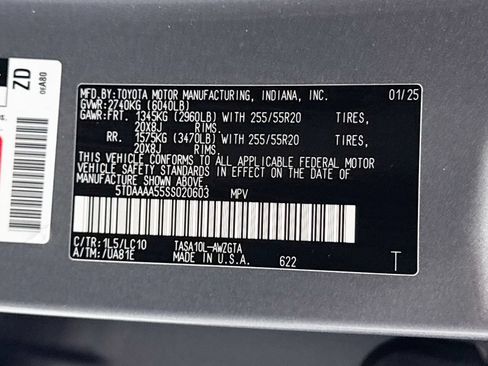 Used 2025 Toyota Grand Highlander FWD image 41