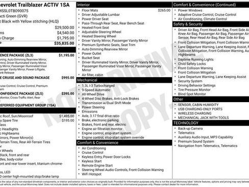 New 2026 Chevrolet TrailBlazer ACTIV w/ Convenience Package image 26