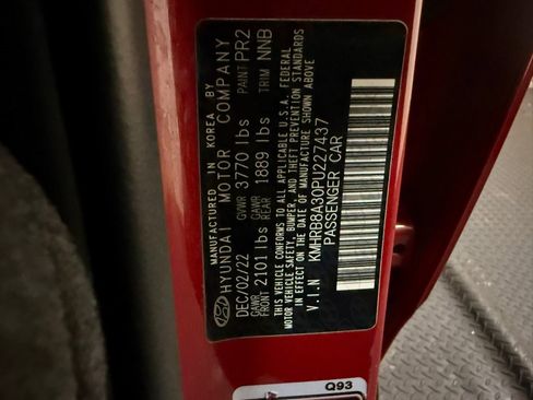 Certified 2023 Hyundai Venue SE image 39