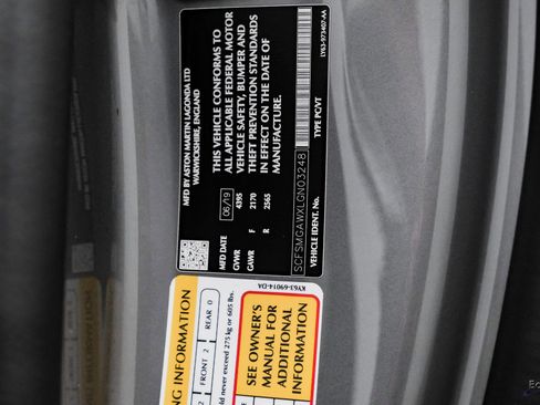 Used 2020 Aston Martin V8 Vantage Coupe image 81