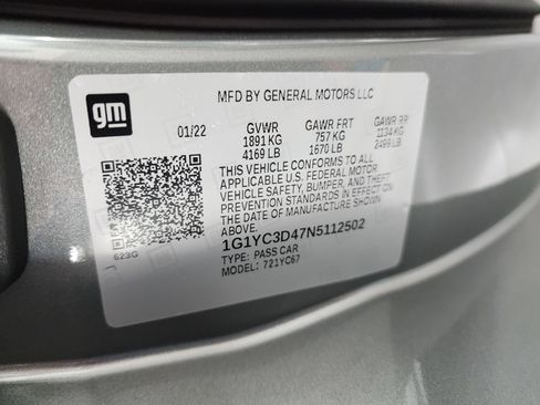 Used 2022 Chevrolet Corvette Stingray Premium Conv w/ Z51 Performance Package image 60