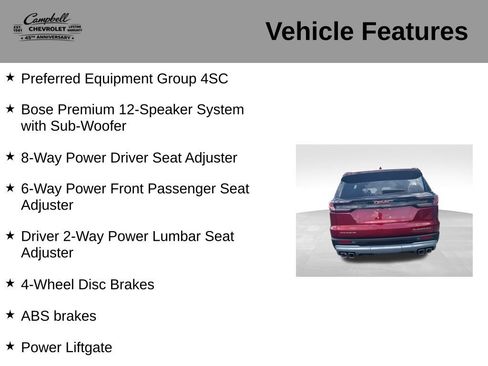 Used 2026 GMC Acadia Elevation w/ Elevation Premium Package FWD image 5