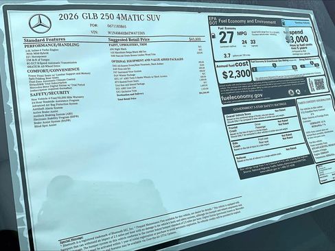 New 2026 Mercedes-Benz GLB 250 4MATIC image 17
