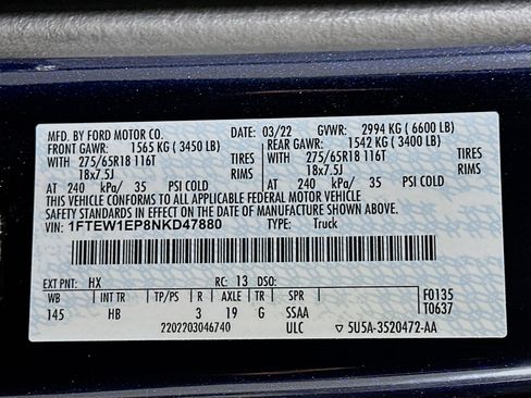 Used 2022 Ford F150 Lariat image 12