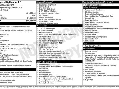 Used 2023 Toyota Highlander LE