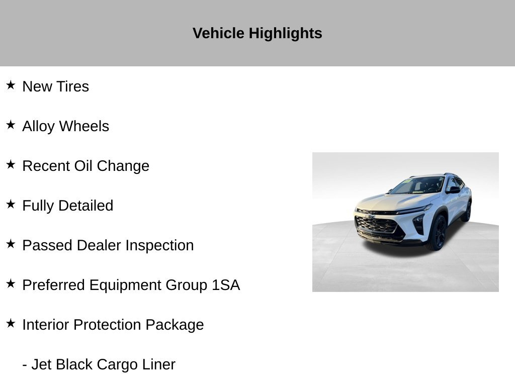 Used 2025 Chevrolet Trax ACTIV w/ Sunroof Package FWD image 9