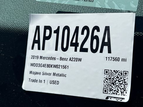 Certified 2019 Mercedes-Benz A 220 image 2