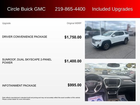 Used 2023 GMC Acadia SLE w/ Driver Convenience Package FWD image 3