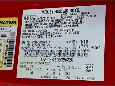 Used 2016 Ford Mustang GT Premium image 32