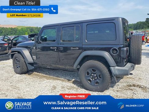 Used 2019 Jeep Wrangler Unlimited Sport AWD/4WD image 3