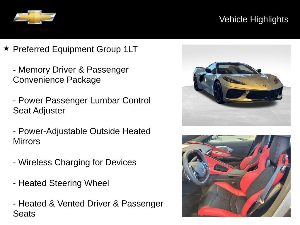 Used 2021 Chevrolet Corvette Stingray Preferred Conv w/ Z51 Performance Package RWD image 19