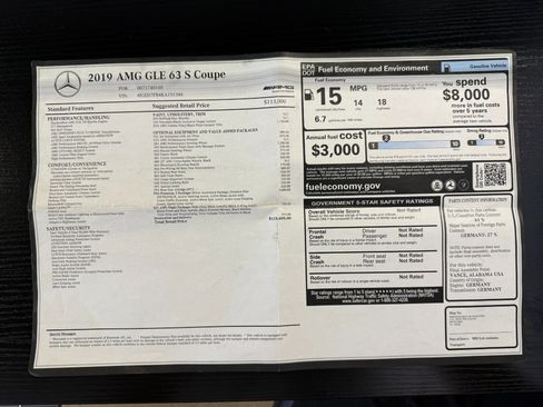 Used 2019 Mercedes-Benz GLE 63 AMG S image 2