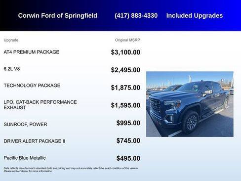 Used 2019 GMC Sierra 1500 AT4 w/ AT4 Premium Package image 5