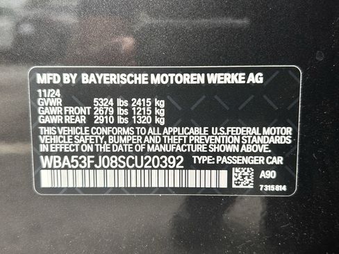 Used 2025 BMW 530i xDrive w/ M Sport Package AWD/4WD image 28