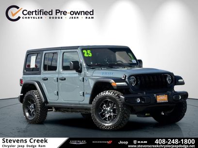 Certified 2025 Jeep Wrangler Unlimited Sport S 4xe