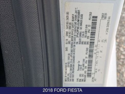 Used 2018 Ford Fiesta SE w/ Cold Weather Package FWD image 30