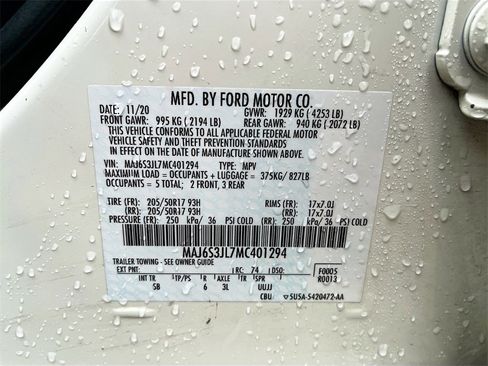 Used 2021 Ford EcoSport SES w/ Interior Protection Package image 31