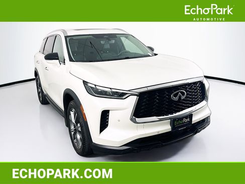 Used 2023 INFINITI QX60 Luxe w/ Cargo Package FWD image 1