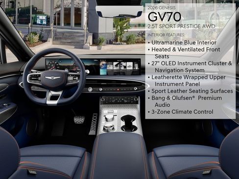 New 2026 Genesis GV70 2.5T Sport Prestige AWD/4WD image 21