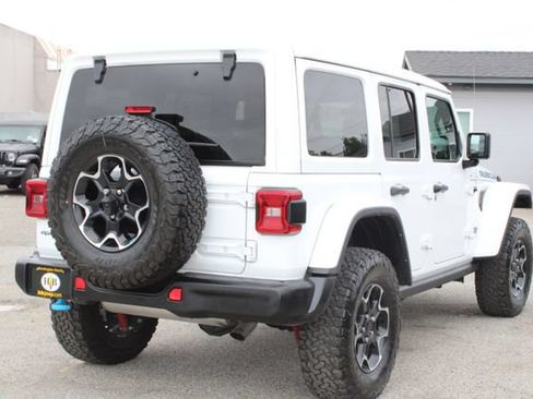 Used 2023 Jeep Wrangler Unlimited Rubicon 4xe w/ Steel Bumper Group AWD/4WD image 4