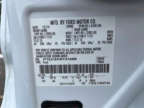 Used 2015 Ford F150 XL w/ Equipment Group 101A Mid image 7