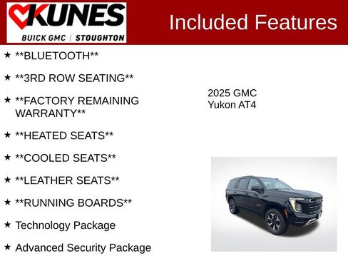 Used 2025 GMC Yukon AT4 image 2