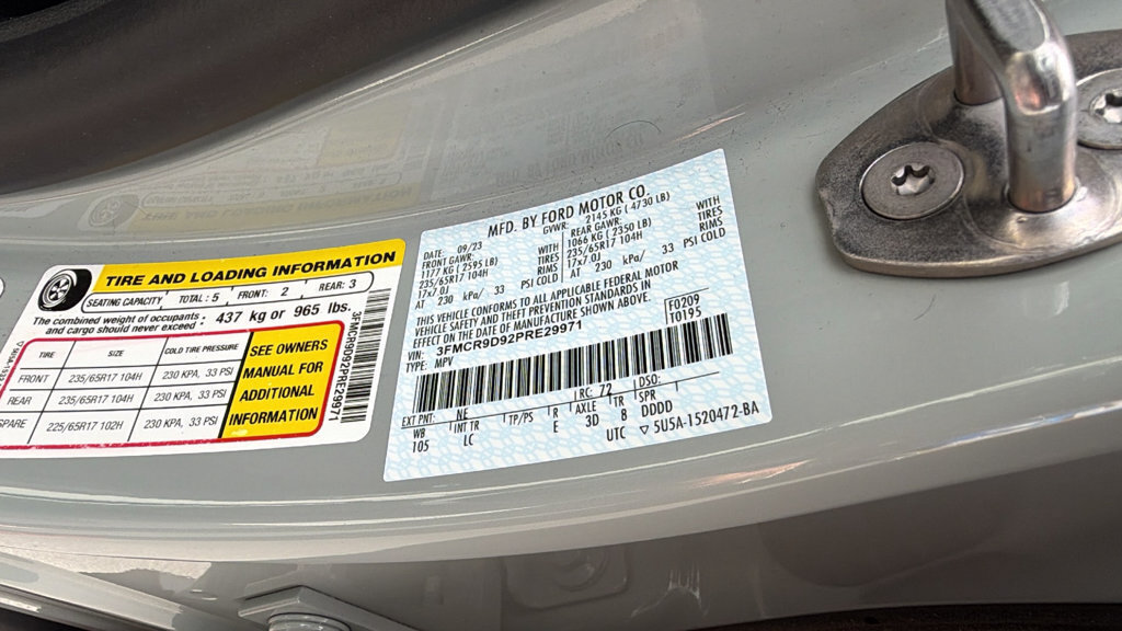 Certified 2023 Ford Bronco Sport Badlands AWD/4WD image 30