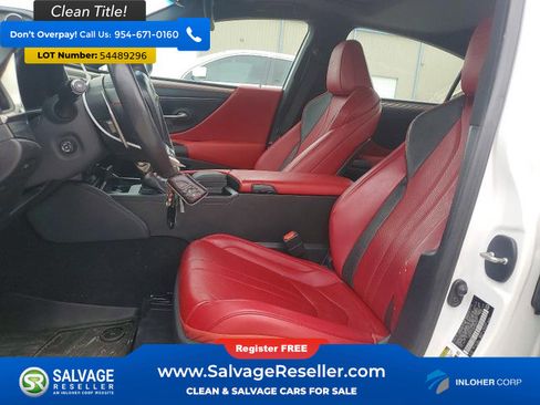 Used 2021 Lexus ES 350 F Sport w/ Accessory Package 2 FWD image 9