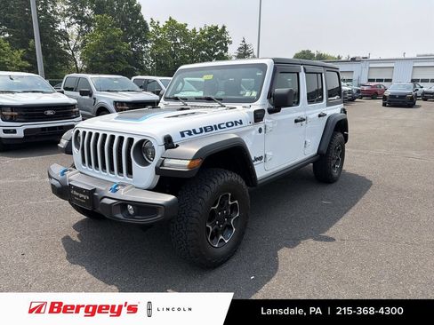 Used 2023 Jeep Wrangler Unlimited Rubicon 4xe w/ Cold Weather Group AWD/4WD image 1