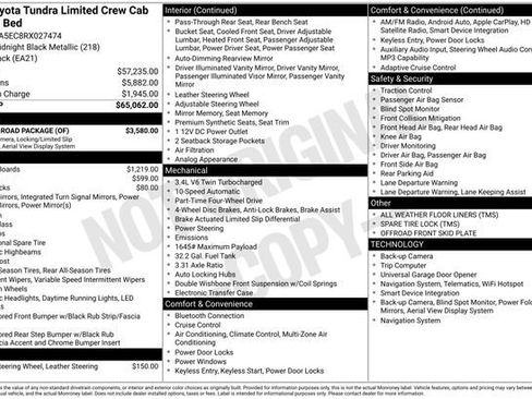 Used 2024 Toyota Tundra Limited w/ TRD Off-Road Package image 33