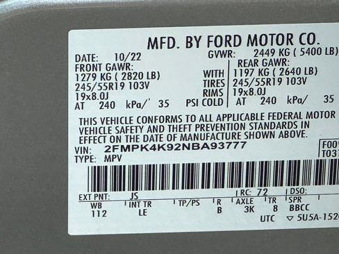 Used 2022 Ford Edge Titanium AWD/4WD image 46