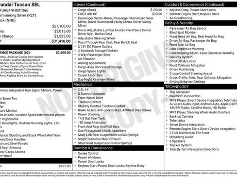 Used 2022 Hyundai Tucson SEL w/ Convenience Package FWD image 6