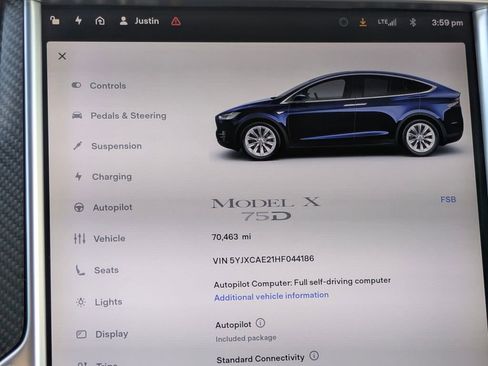 Used 2017 Tesla Model X 75D AWD/4WD image 23