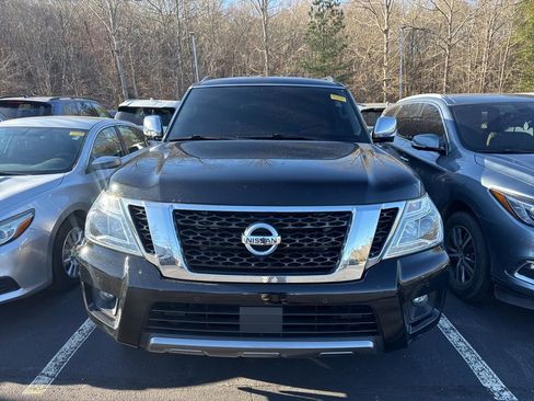 Used 2019 Nissan Armada Platinum w/ Captain's Chairs Package image 2