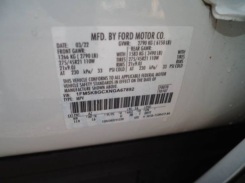 Used 2022 Ford Explorer ST w/ Equipment Group 401A AWD/4WD image 43