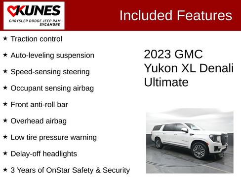 Used 2023 GMC Yukon XL Denali Ultimate AWD/4WD image 4