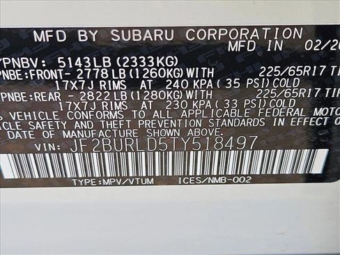 New 2026 Subaru Outback Wilderness AWD/4WD image 18