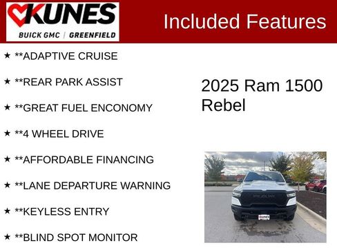 Used 2025 RAM 1500 Rebel w/ Rebel Level 1 Equipment Group image 3