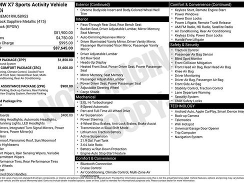 Used 2024 BMW X7 xDrive40i image 7