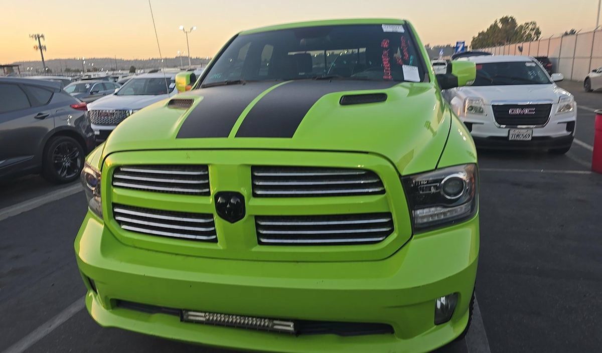 Used 2017 RAM 1500 Sport w/ Sublime Green Sport Package AWD/4WD image 2