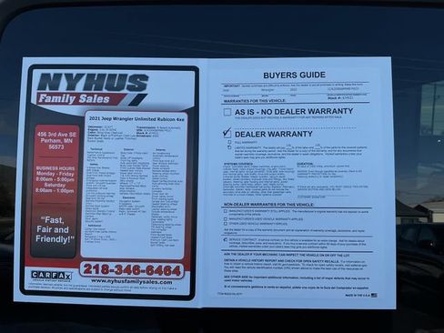 Used 2021 Jeep Wrangler Unlimited Rubicon 4xe w/ Cold Weather Group AWD/4WD image 66