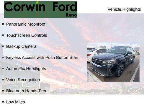 Used 2023 Volkswagen Taos SE w/ Panoramic Sunroof Package image 8