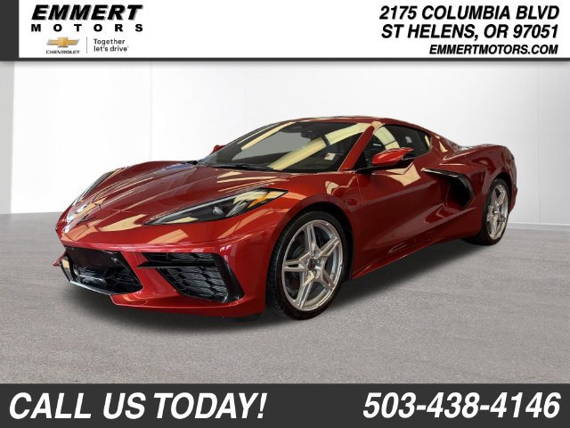 Used 2025 Chevrolet Corvette Stingray Preferred Cpe w/ Battery Protection Package RWD image 1