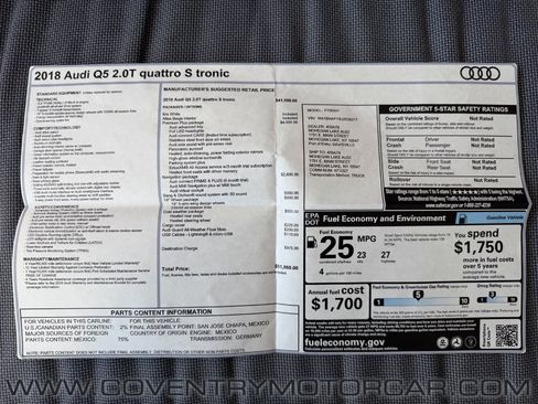 Used 2018 Audi Q5 2.0T Premium Plus image 18