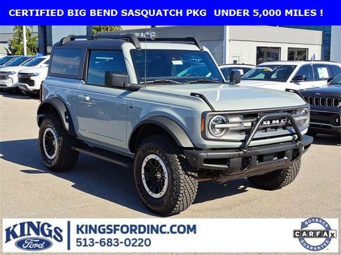 Certified 2021 Ford Bronco Big Bend w/ Sasquatch Package image 7