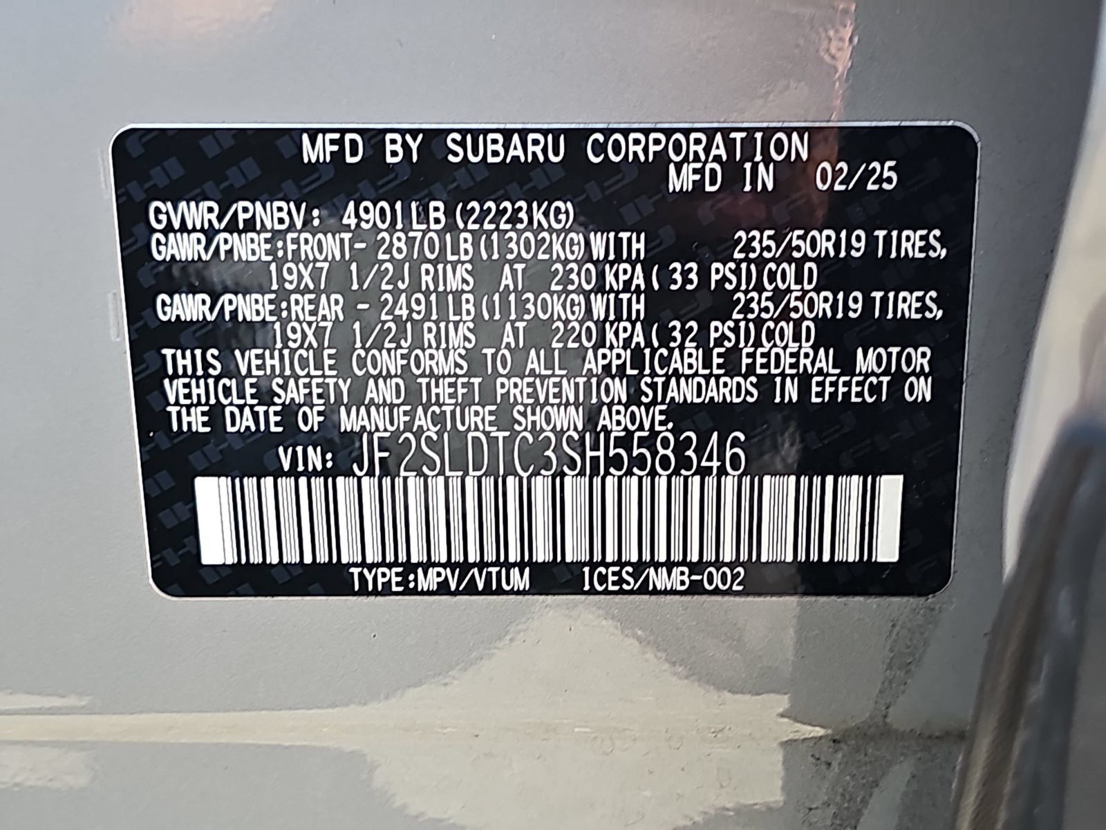 Certified 2025 Subaru Forester Touring AWD/4WD image 39